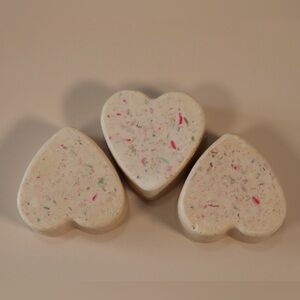 "Darling" Sprinkled Heart Artisan Soap Bar
